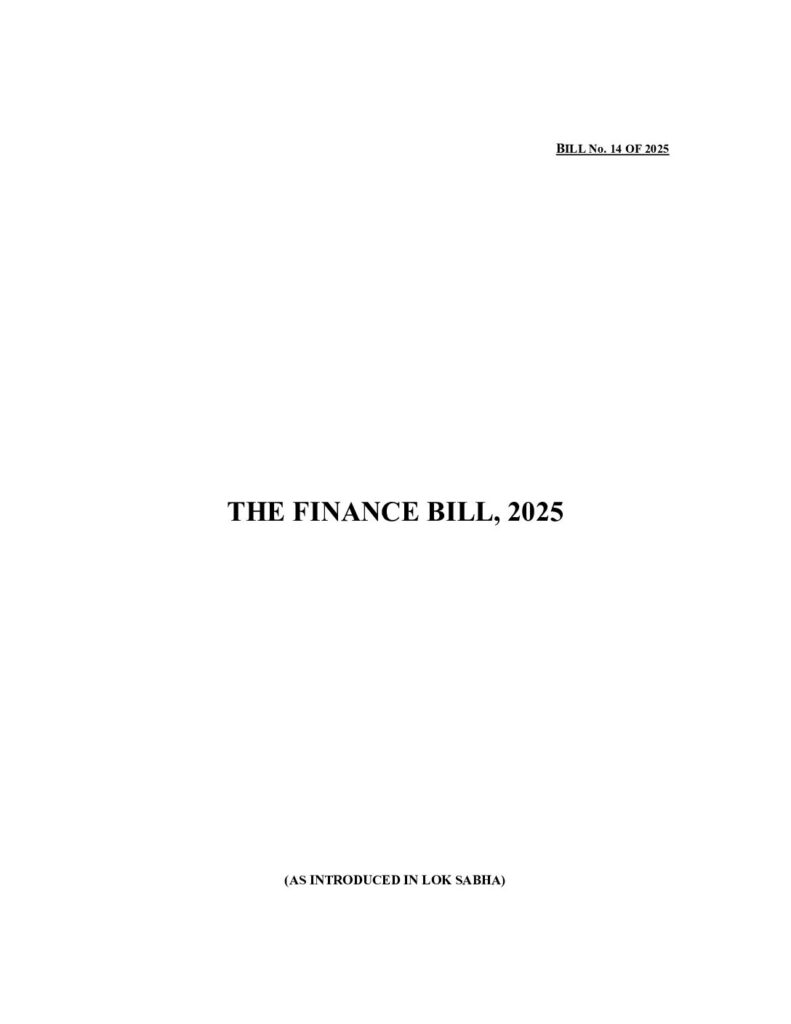 thumbnail of Finance Bill 2025
